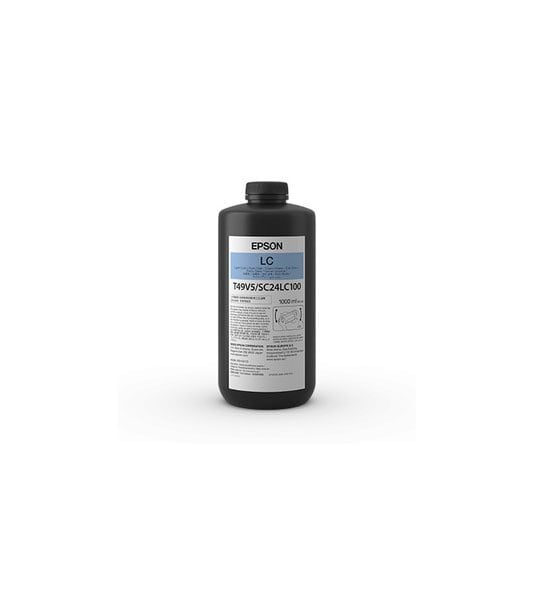 Garrafa de Tinta Ciano Clara Epson UltraChrome UV T49V, 1000 ml
