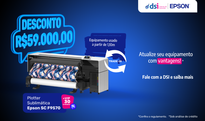 Atualize sua Impressora Sublimática com desconto na Epson SC-F9570